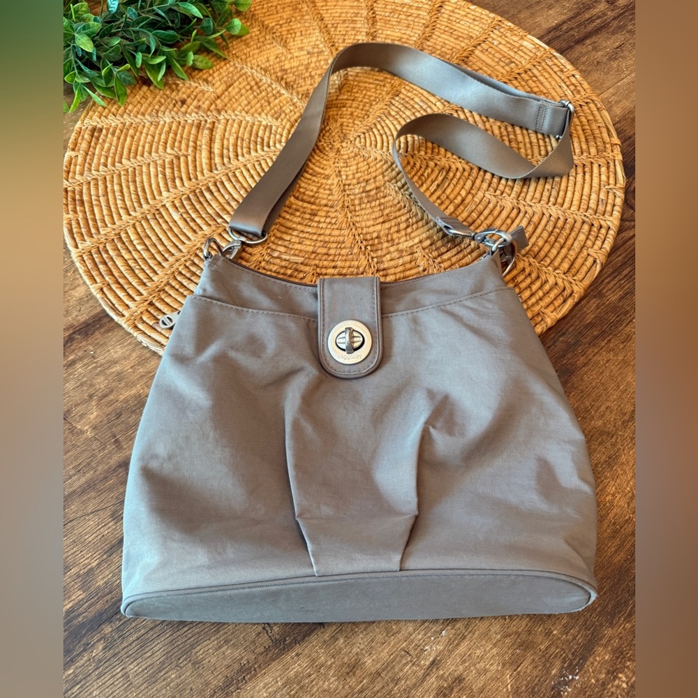 Baggallini Taupe Women's Shoulder and Crossbody Bag